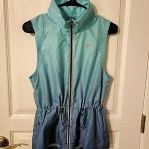 Nike blue ambre jogger vest.